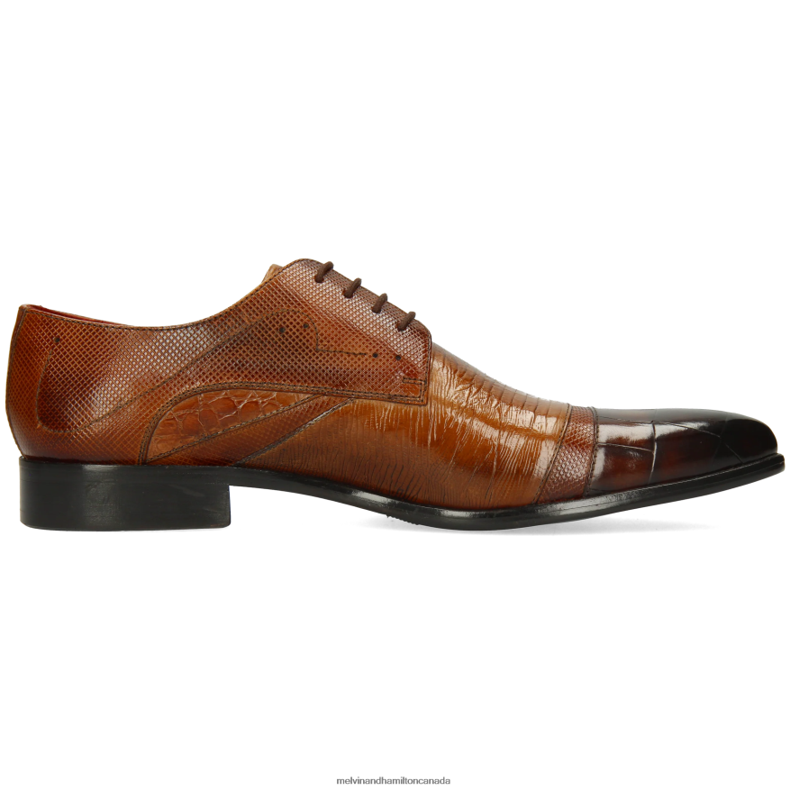 Men Melvin & Hamilton Brown Toni 39 Derby Shoes P4V68P481