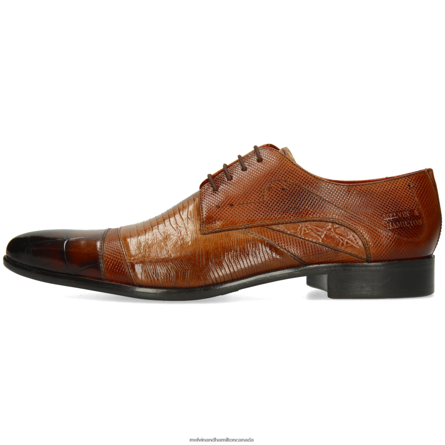 Men Melvin & Hamilton Brown Toni 39 Derby Shoes P4V68P481