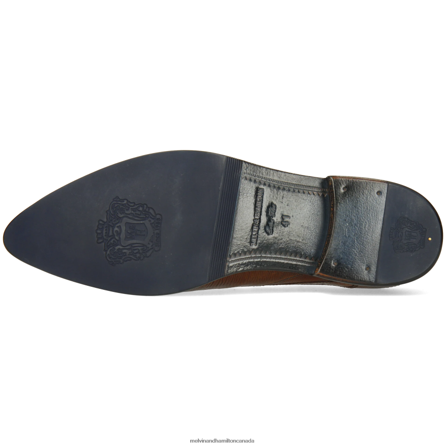 Men Melvin & Hamilton Brown Toni 39 Derby Shoes P4V68P481