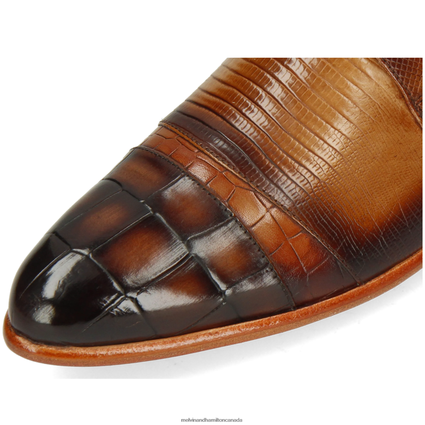 Men Melvin & Hamilton Brown Toni 39 Derby Shoes P4V68P509