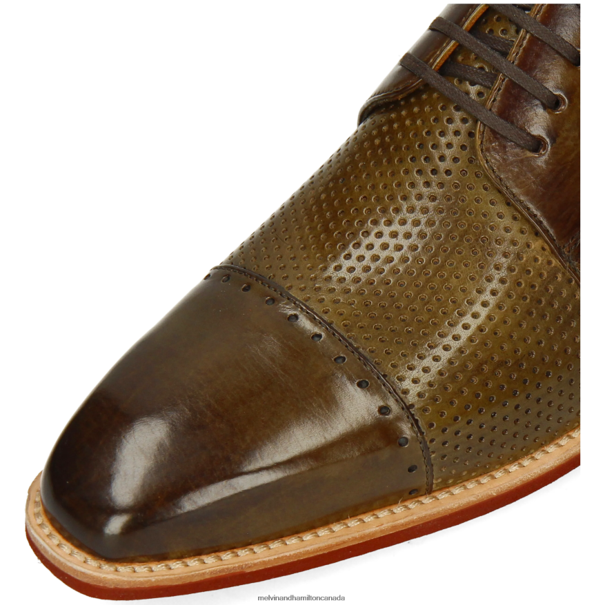 Men Melvin & Hamilton Green Dave 1 Derby Shoes P4V68P561