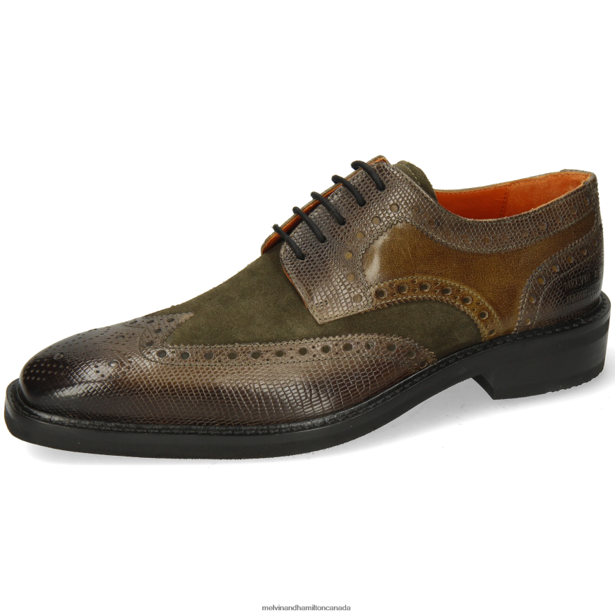 Men Melvin & Hamilton Green Marvin 1 Derby Shoes P4V68P388