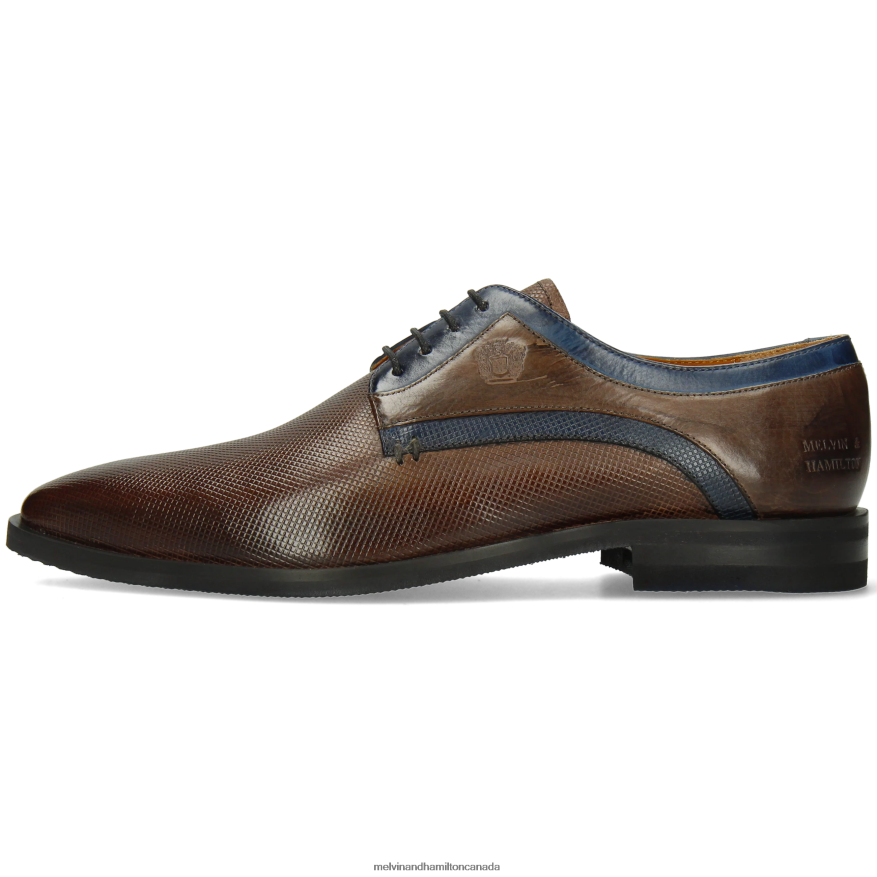 Men Melvin & Hamilton Grey Alex 10 Derby Shoes P4V68P447