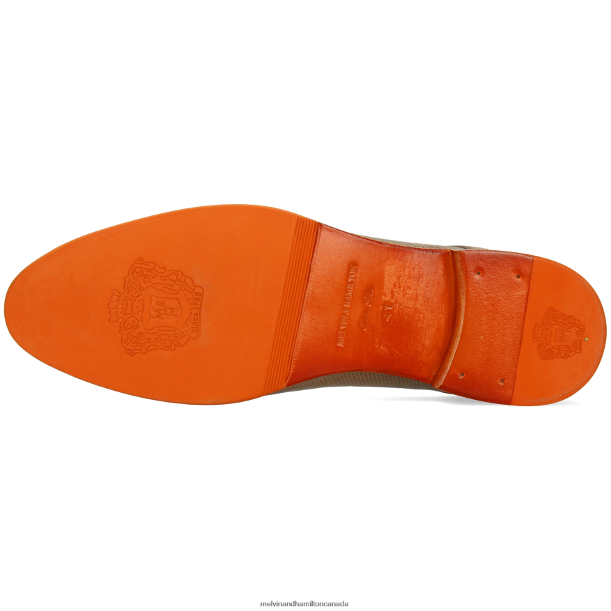 Men Melvin & Hamilton Grey Clint 1 Derby Shoes P4V68P467