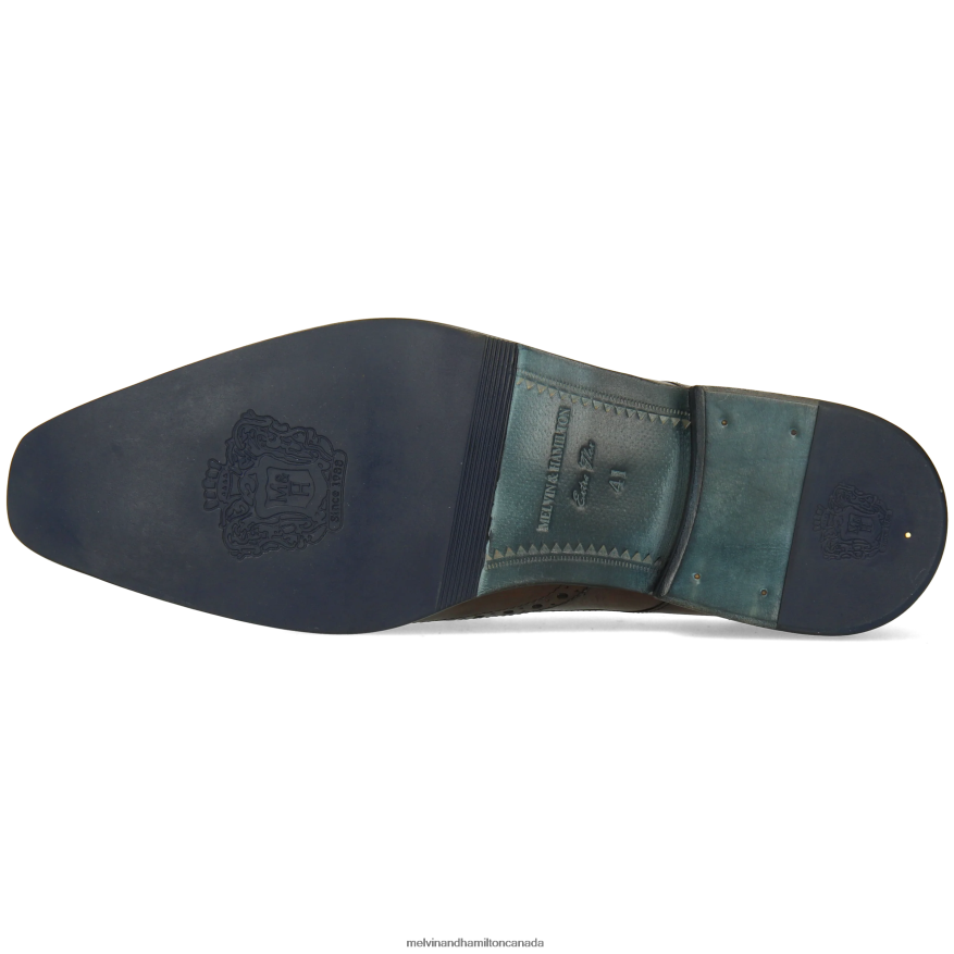 Men Melvin & Hamilton Grey Dylan 2 Derby Shoes P4V68P365