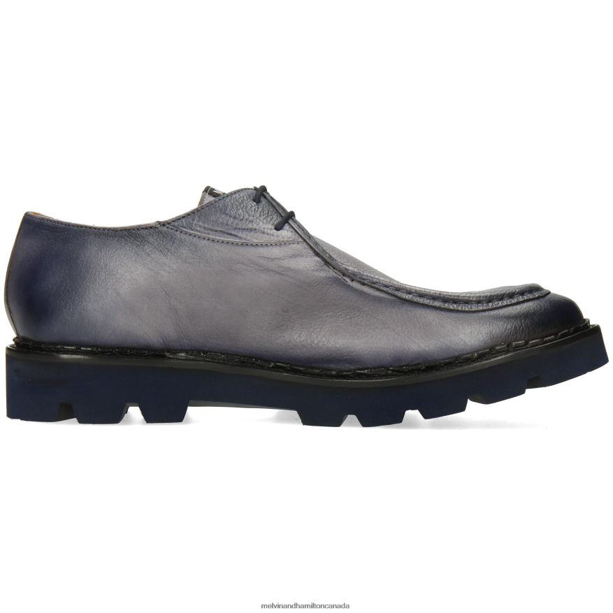 Men Melvin & Hamilton Grey Matthew 51 Derby Shoes P4V68P411