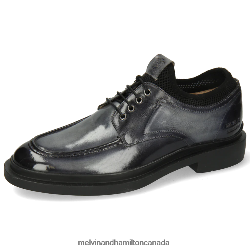 Men Melvin & Hamilton Grey Ron 4 Derby Shoes P4V68P562
