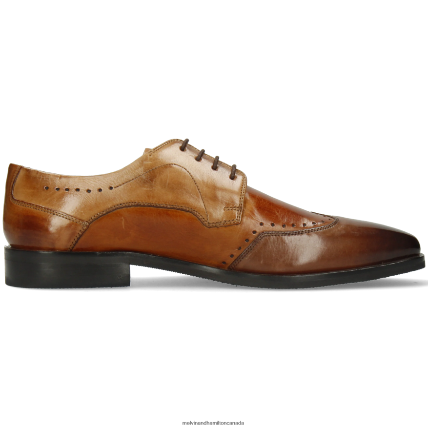 Men Melvin & Hamilton Light Brown Alex 3 Derby Shoes P4V68P492
