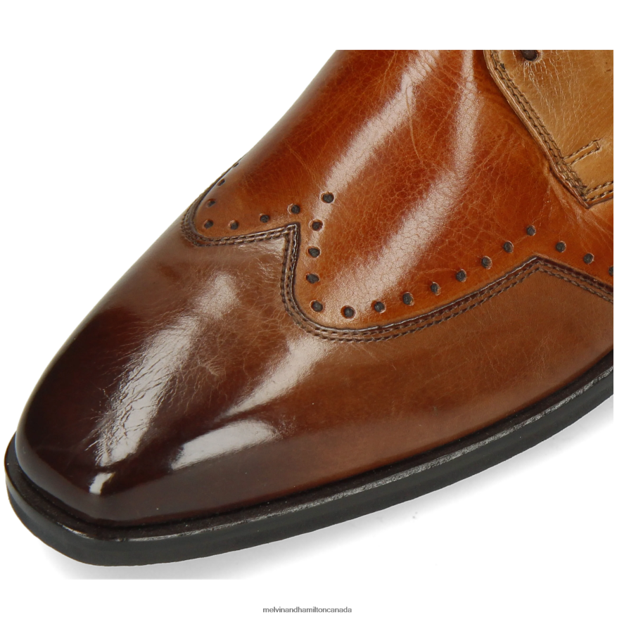 Men Melvin & Hamilton Light Brown Alex 3 Derby Shoes P4V68P492