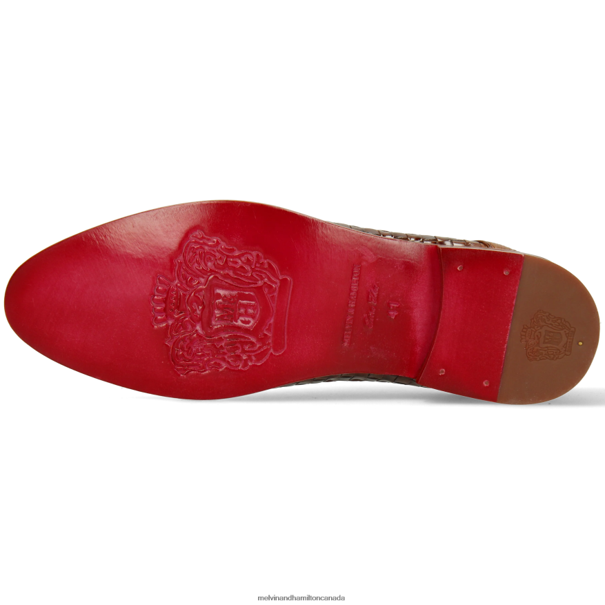 Men Melvin & Hamilton Light Brown Brad 7 Derby Shoes P4V68P511