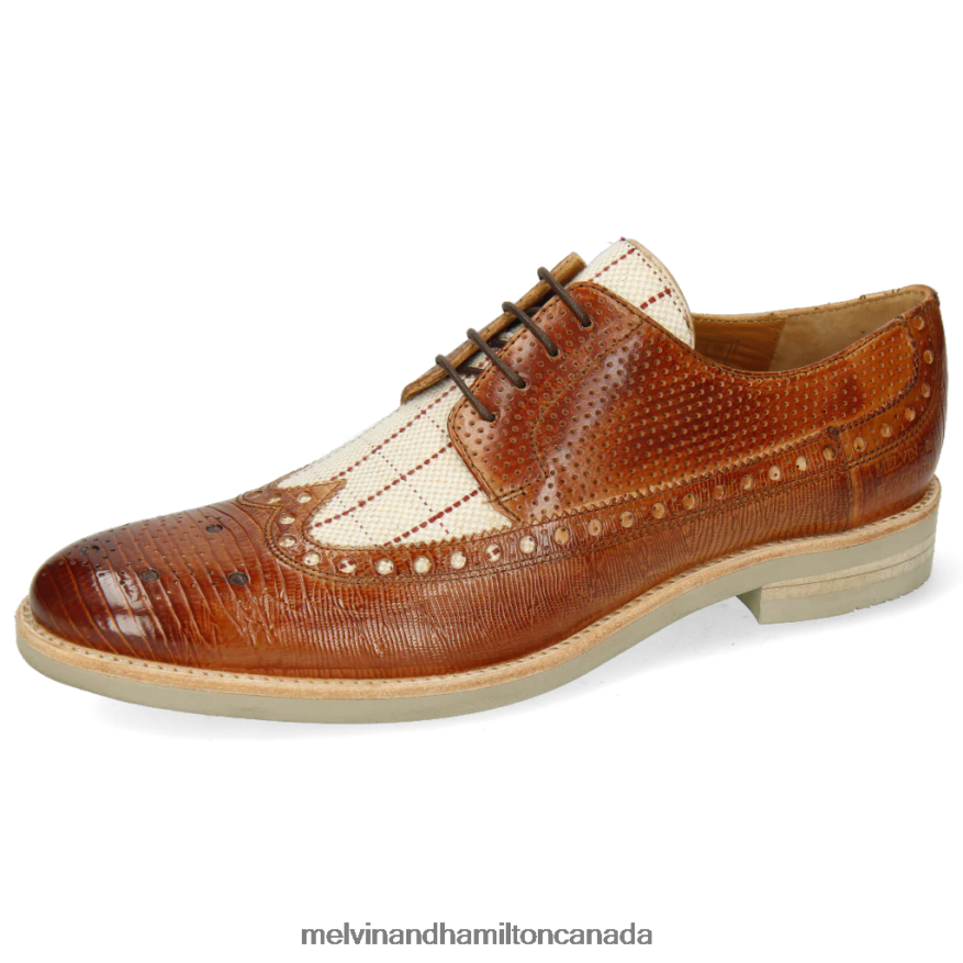 Men Melvin & Hamilton Light Brown Clint 34 Derby Shoes P4V68P540