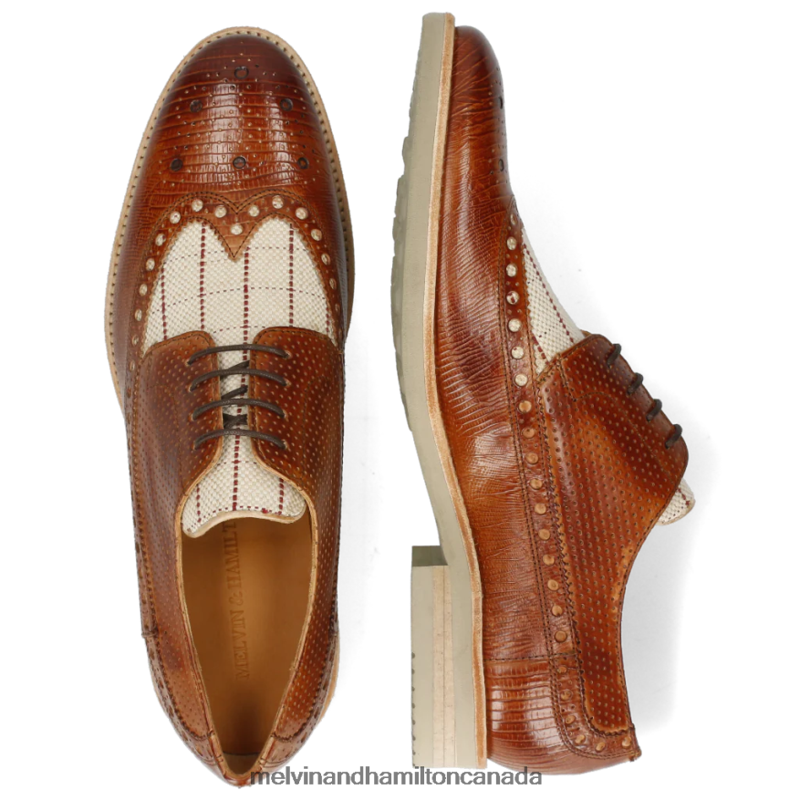 Men Melvin & Hamilton Light Brown Clint 34 Derby Shoes P4V68P540