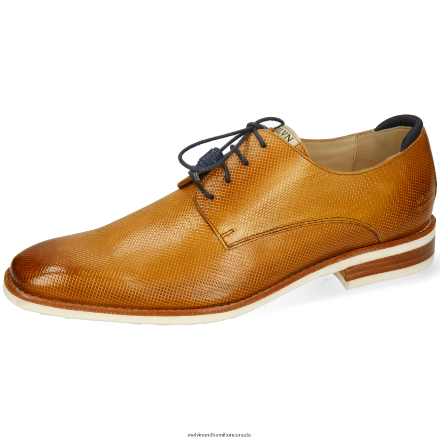 Men Melvin & Hamilton Light Brown Ryder 1 Derby Shoes P4V68P420