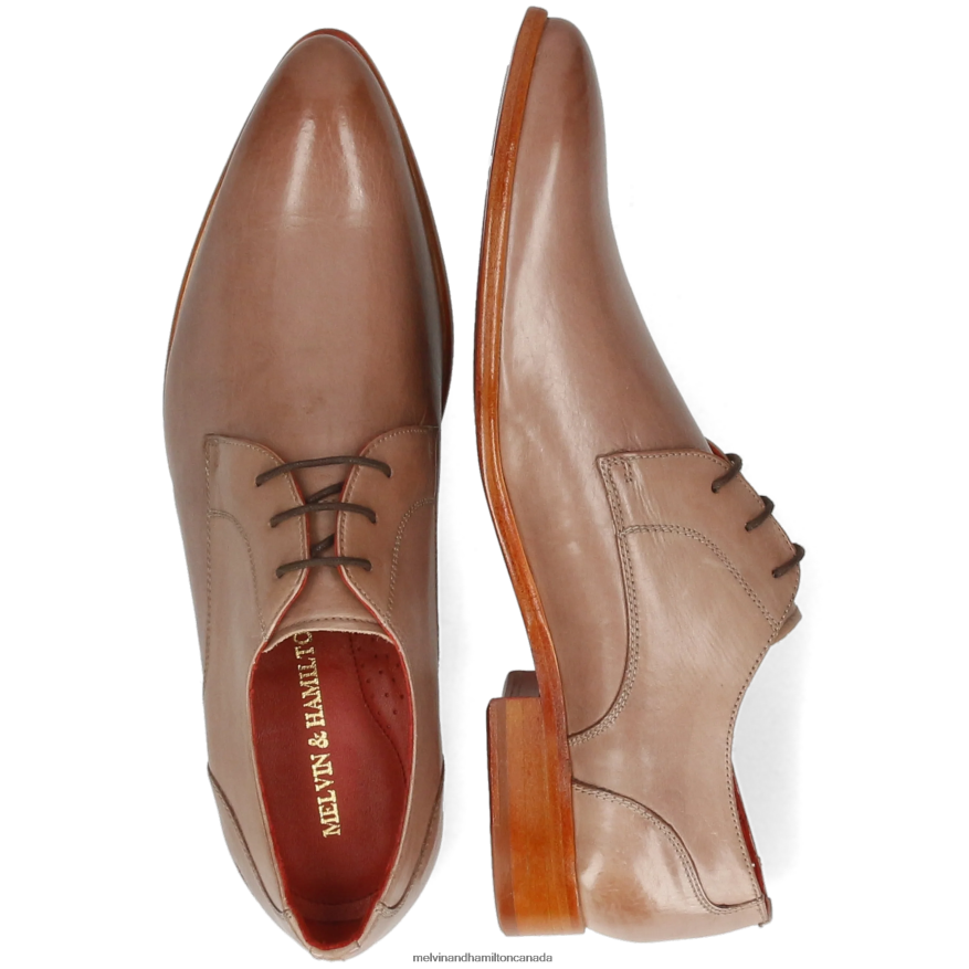 Men Melvin & Hamilton Light Brown Toni 1 Derby Shoes P4V68P530