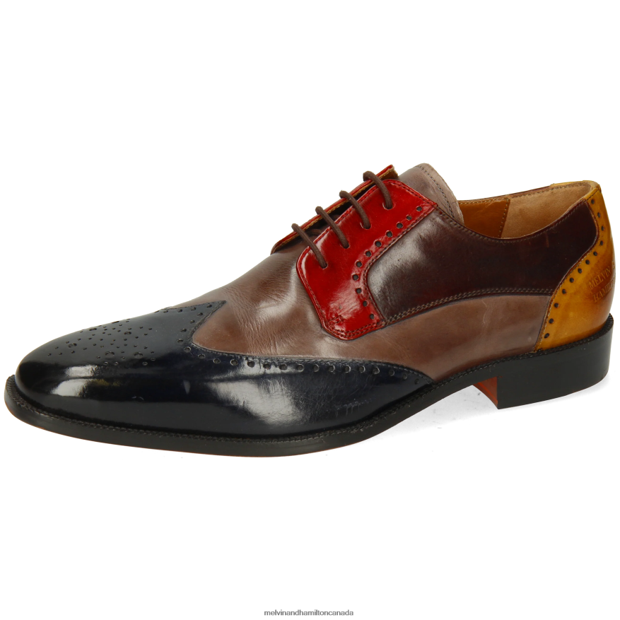 Men Melvin & Hamilton Multi Jeff 14 Derby Shoes P4V68P354