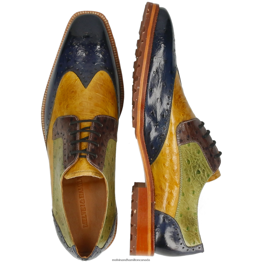 Men Melvin & Hamilton Multi Jeff 14 Derby Shoes P4V68P393