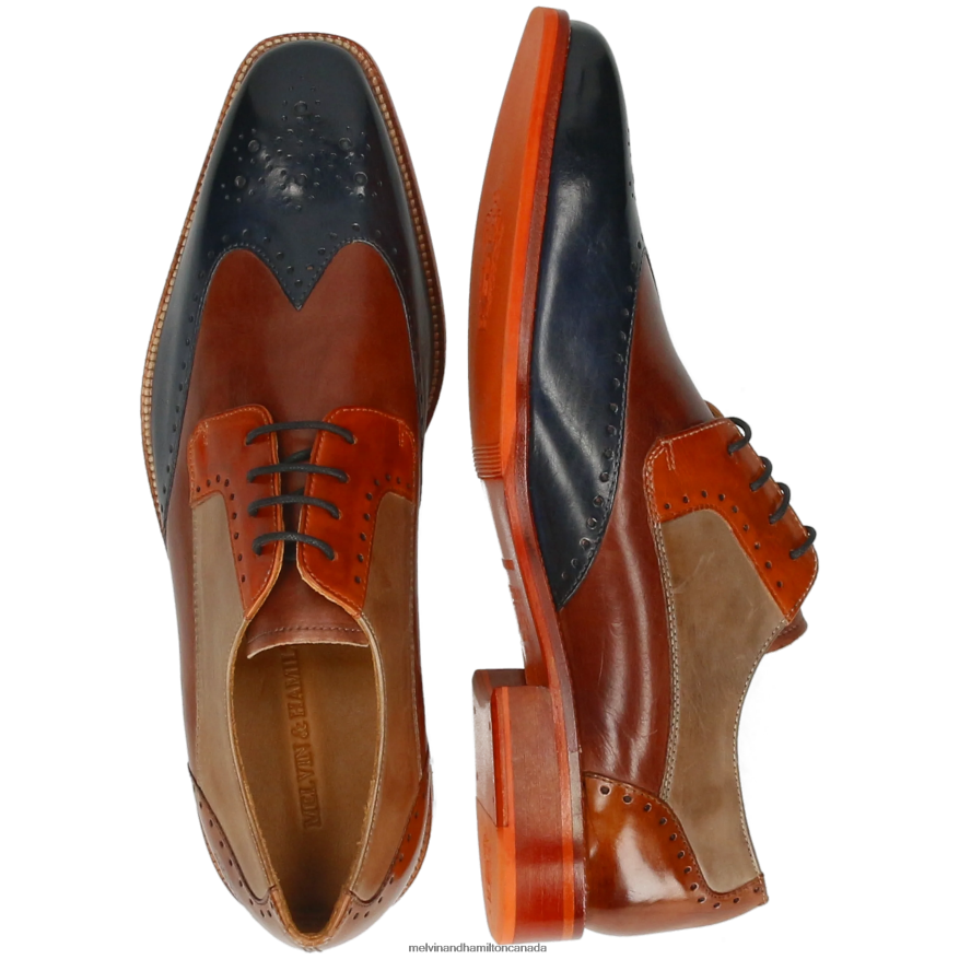 Men Melvin & Hamilton Multi Jeff 14 Derby Shoes P4V68P469