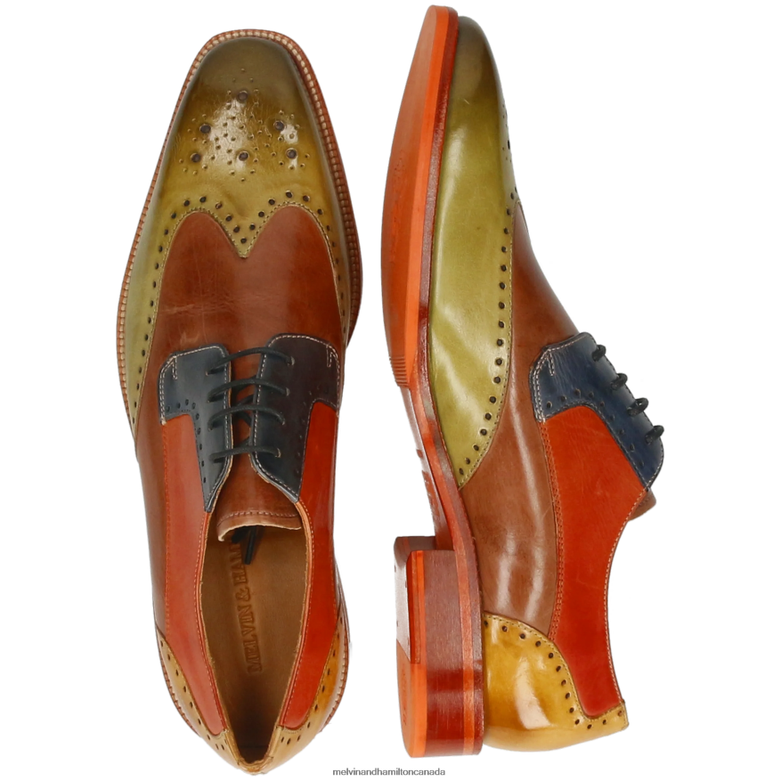 Men Melvin & Hamilton Multi Jeff 14 Derby Shoes P4V68P493