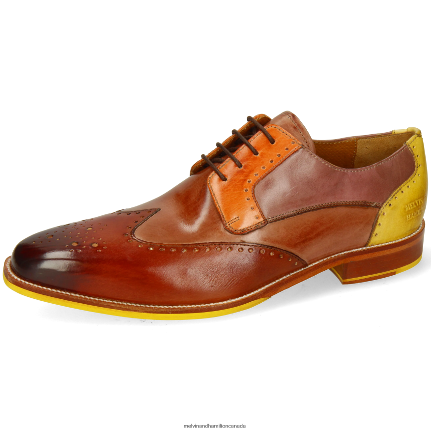 Men Melvin & Hamilton Multi Jeff 14 Derby Shoes P4V68P526