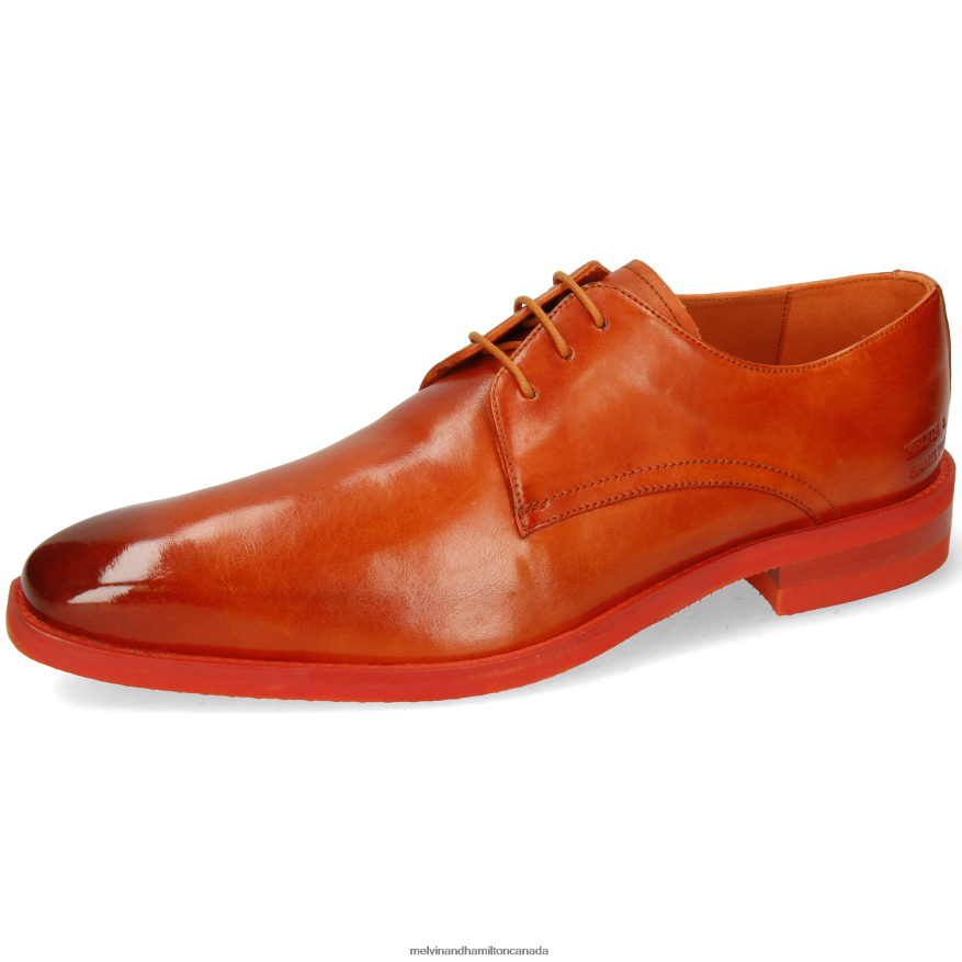 Men Melvin & Hamilton Orange Lance 24 Derby Shoes P4V68P545