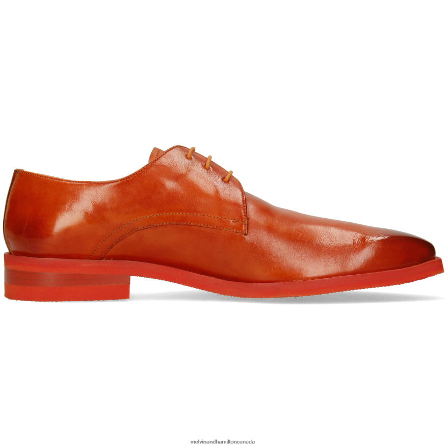 Men Melvin & Hamilton Orange Lance 24 Derby Shoes P4V68P545