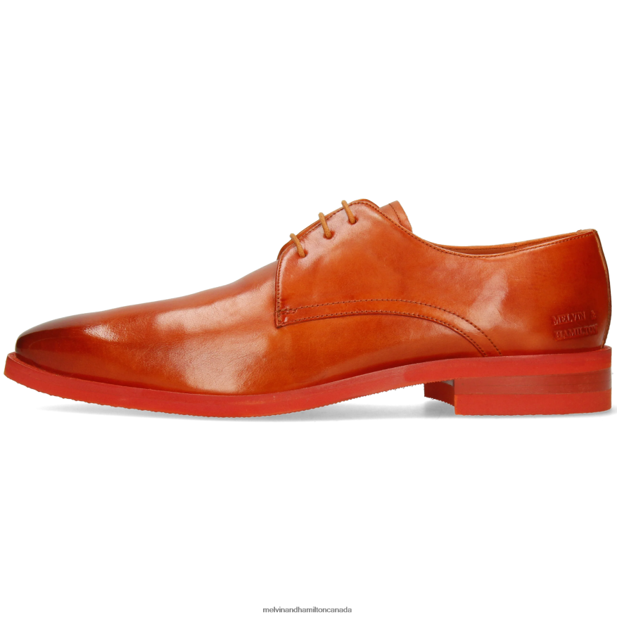 Men Melvin & Hamilton Orange Lance 24 Derby Shoes P4V68P545