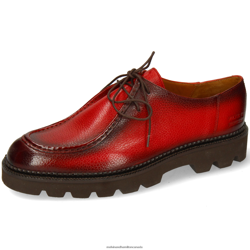 Men Melvin & Hamilton Orange Pierce 10 Derby Shoes P4V68P426