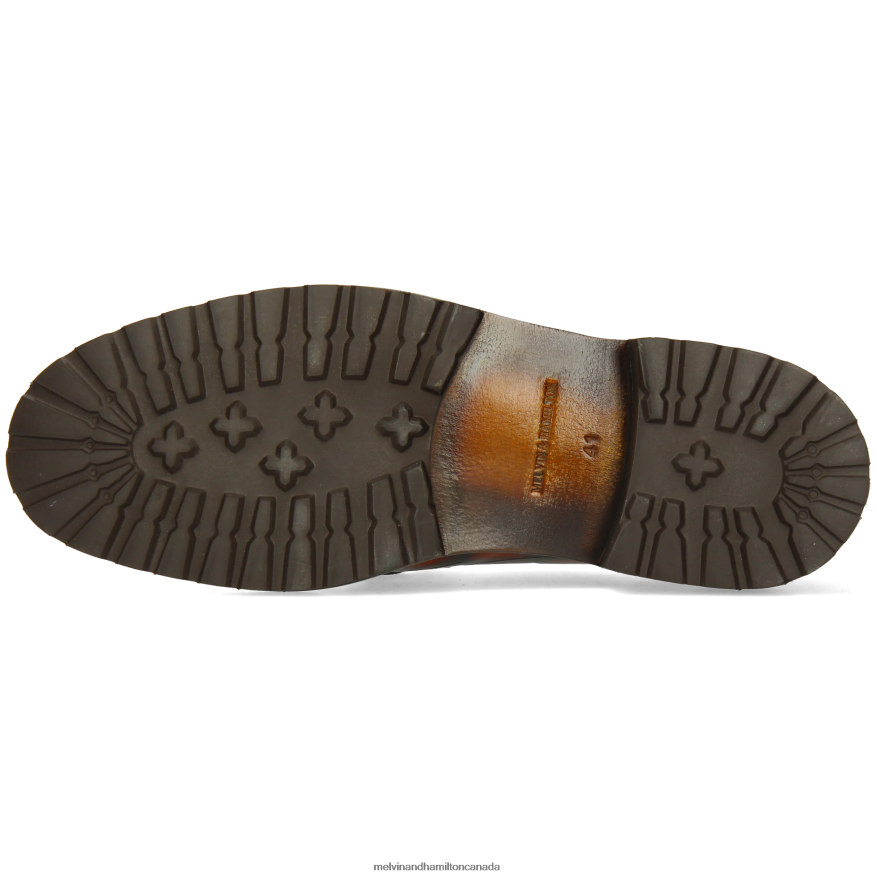 Men Melvin & Hamilton Orange Pierce 2 Derby Shoes P4V68P430