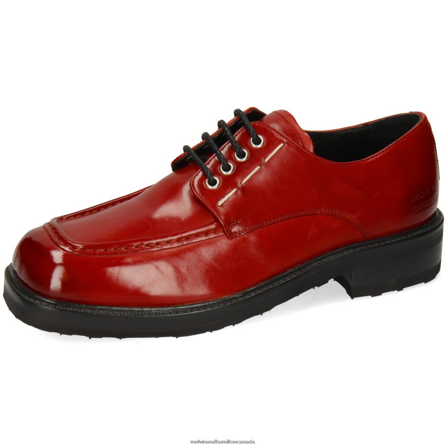 Men Melvin & Hamilton Red Clooney 6 Derby Shoes P4V68P404