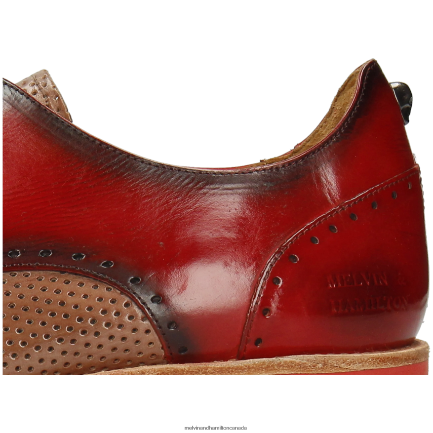 Men Melvin & Hamilton Red Dave 1 Derby Shoes P4V68P513