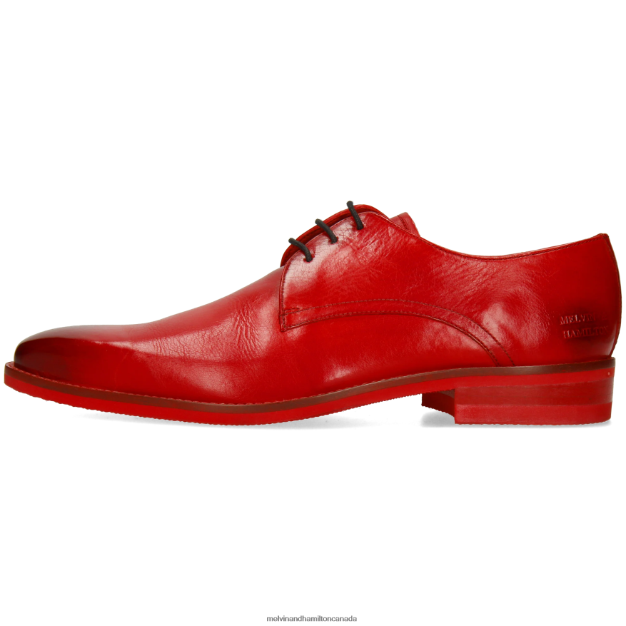Men Melvin & Hamilton Red Lance 24 Derby Shoes P4V68P399