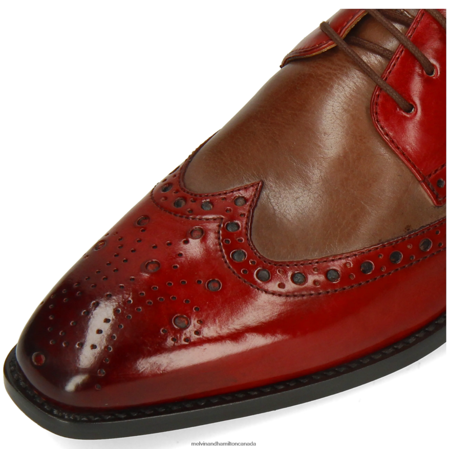 Men Melvin & Hamilton Red Martin 15 Derby Shoes P4V68P442