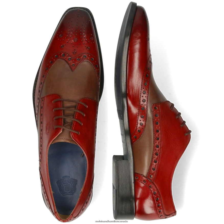 Men Melvin & Hamilton Red Martin 15 Derby Shoes P4V68P442