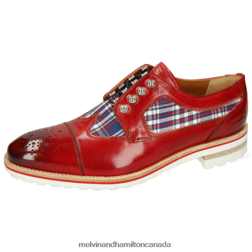 Men Melvin & Hamilton Red Tom 22 Derby Shoes P4V68P515