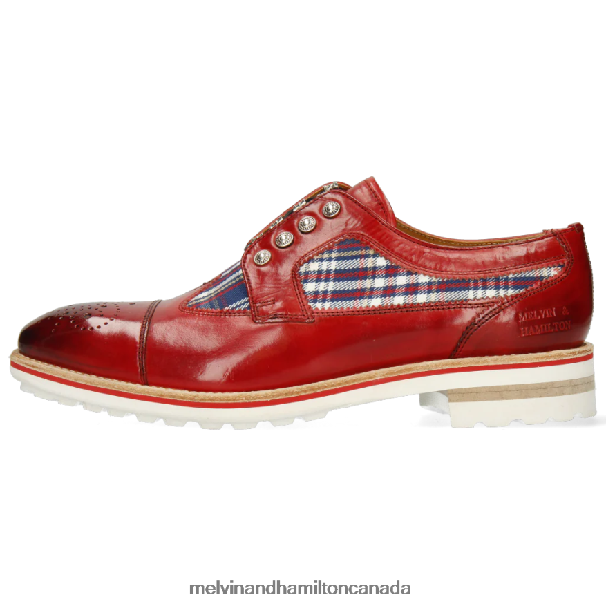 Men Melvin & Hamilton Red Tom 22 Derby Shoes P4V68P515