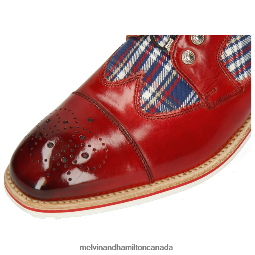 Men Melvin & Hamilton Red Tom 22 Derby Shoes P4V68P515