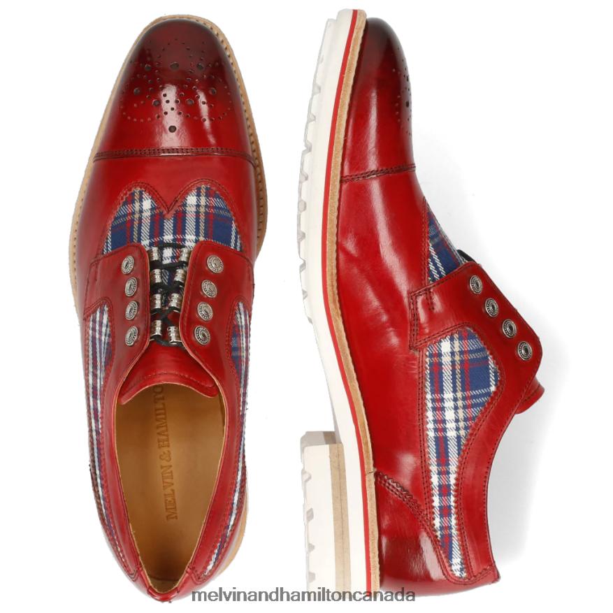 Men Melvin & Hamilton Red Tom 22 Derby Shoes P4V68P515