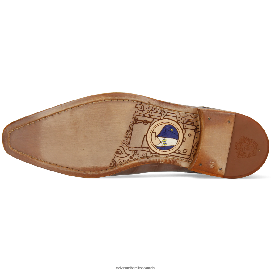 Men Melvin & Hamilton Taupe Lewis 13 Derby Shoes P4V68P489