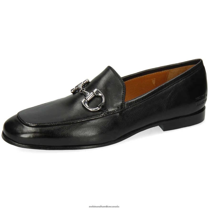 Men Melvin & Hamilton Black Clive 1 Loafers P4V68P281