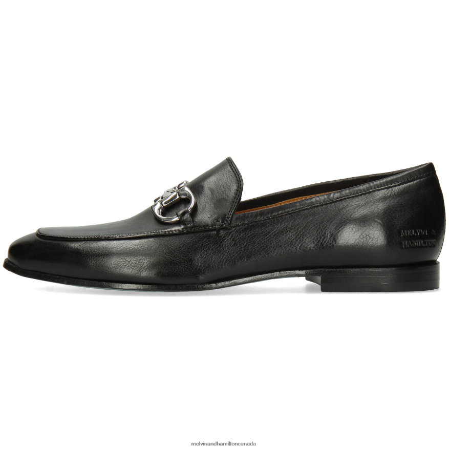 Men Melvin & Hamilton Black Clive 1 Loafers P4V68P281