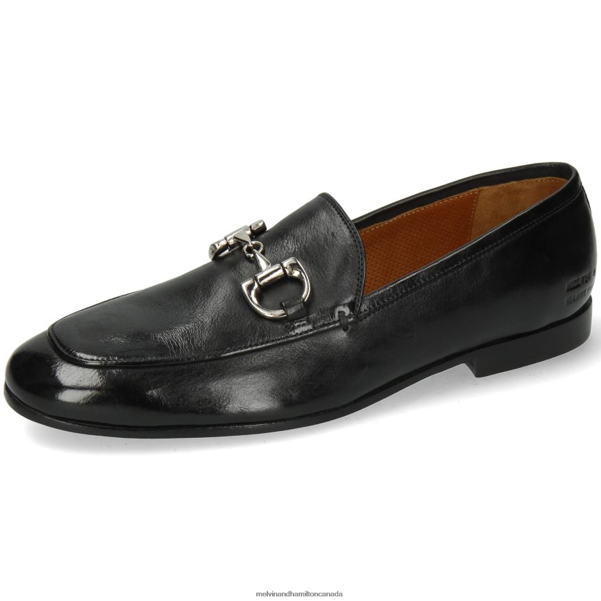 Men Melvin & Hamilton Black Clive 1 Loafers P4V68P295