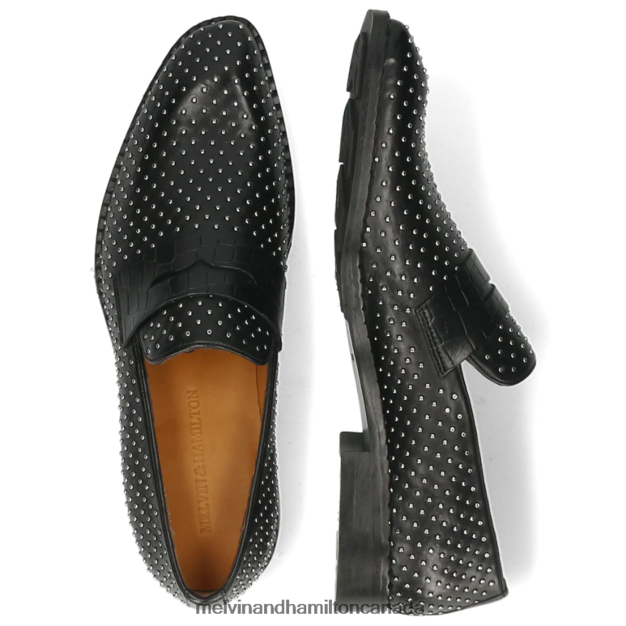 Men Melvin & Hamilton Black Gaston 5 Loafers P4V68P302