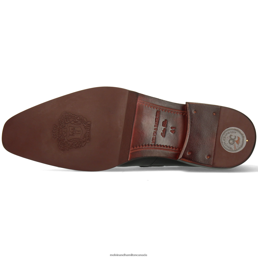 Men Melvin & Hamilton Black Leonardo 1 Loafers P4V68P297