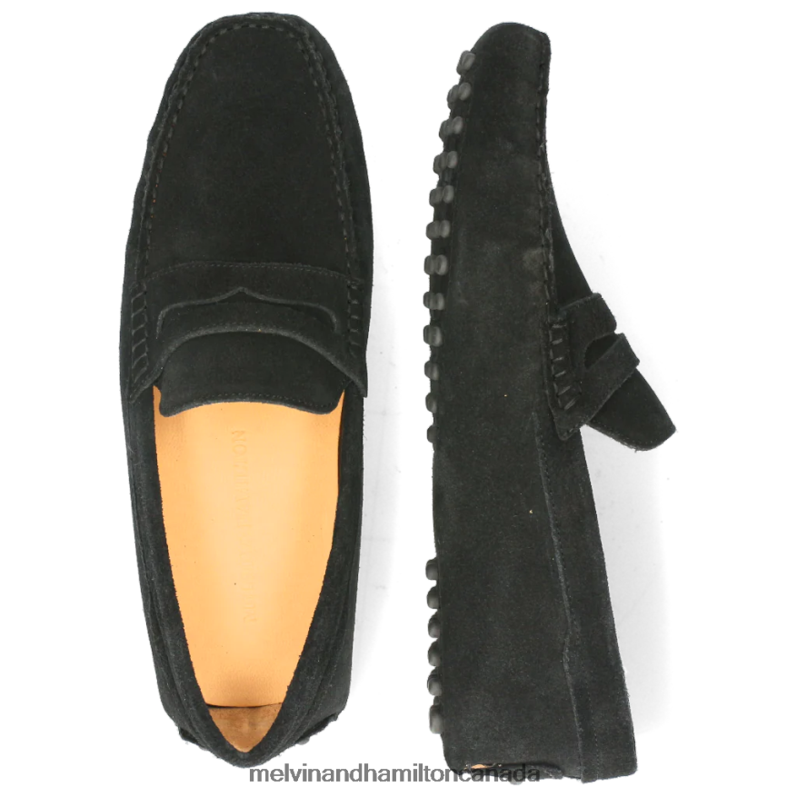 Men Melvin & Hamilton Black Nelson 2 Loafers P4V68P308