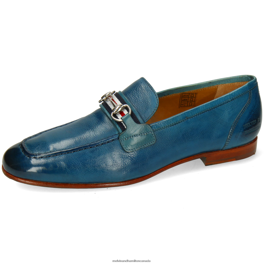 Men Melvin & Hamilton Blue Clive 16 Loafers P4V68P240