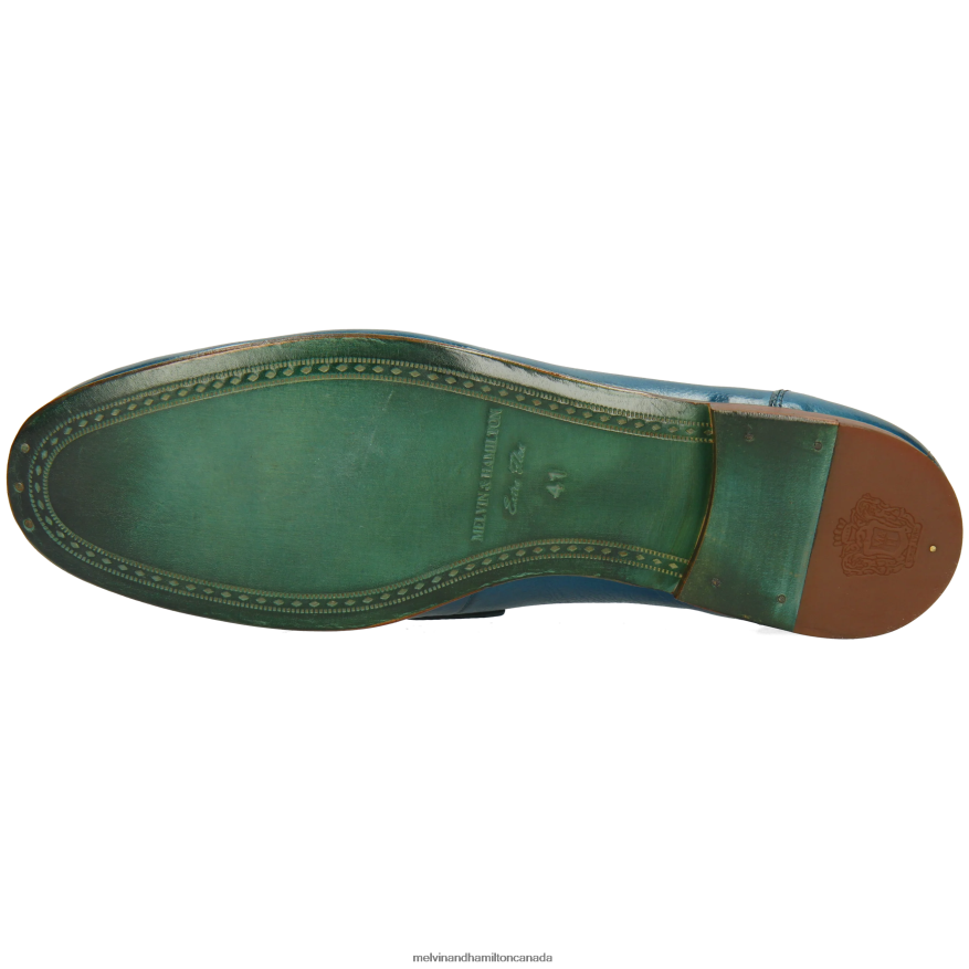 Men Melvin & Hamilton Blue Clive 16 Loafers P4V68P240