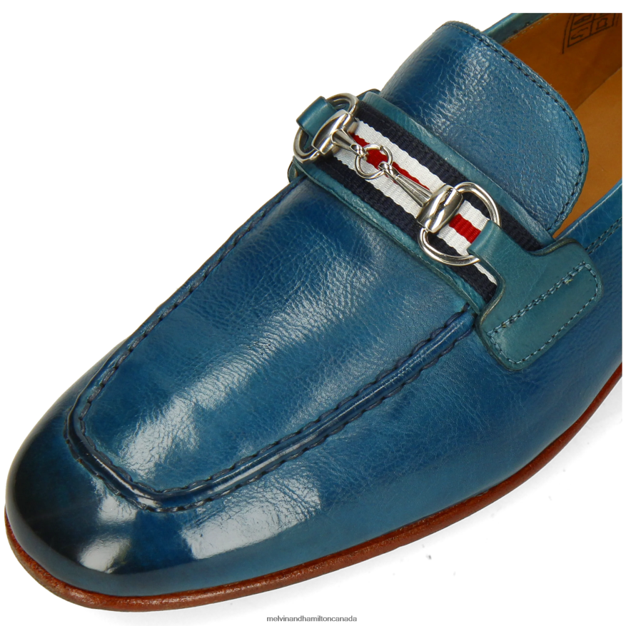 Men Melvin & Hamilton Blue Clive 16 Loafers P4V68P240