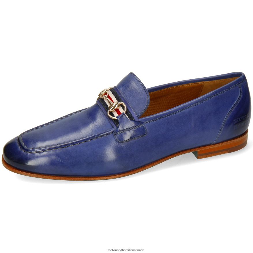 Men Melvin & Hamilton Blue Clive 16 Loafers P4V68P257