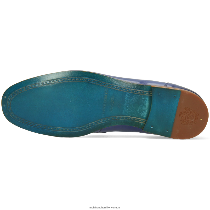 Men Melvin & Hamilton Blue Clive 16 Loafers P4V68P257