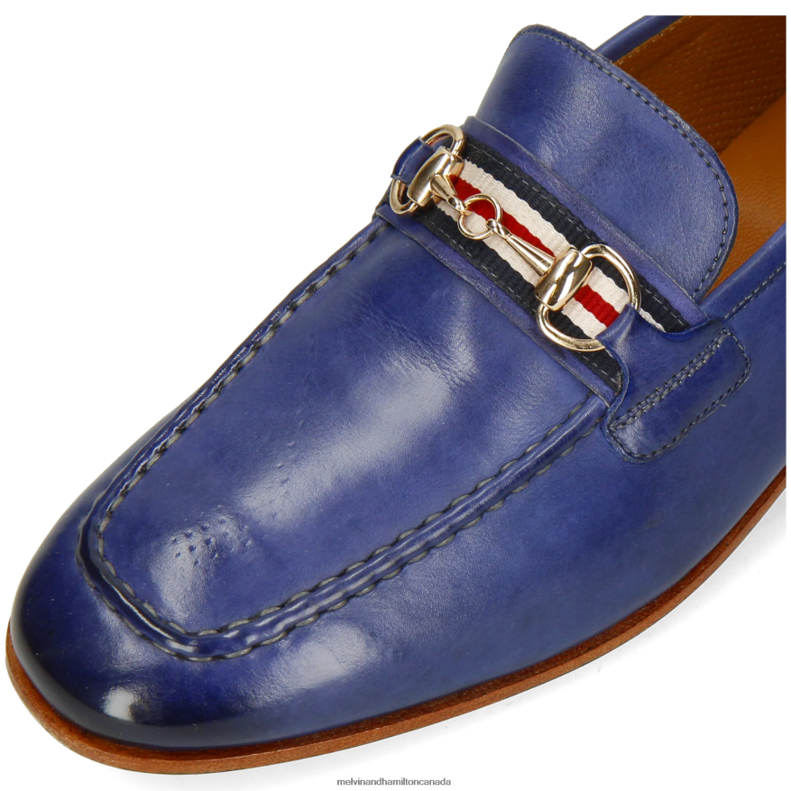 Men Melvin & Hamilton Blue Clive 16 Loafers P4V68P257